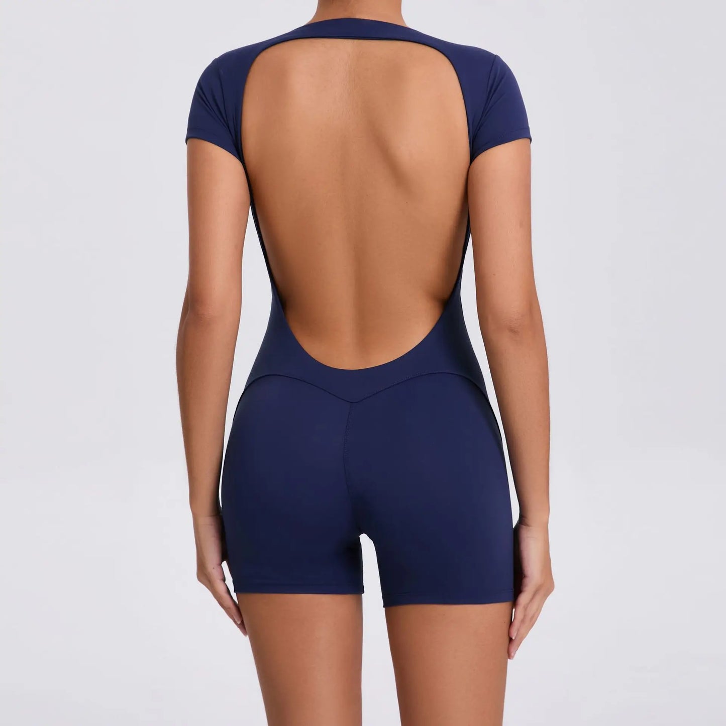 Open Back Yoga Jumpsuit – Hip-Lifting Fit