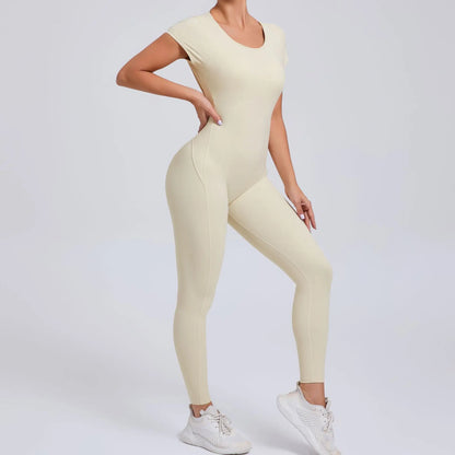 FlowSculpt Bodysuit – Yoga, Fitness & Cycling Ready