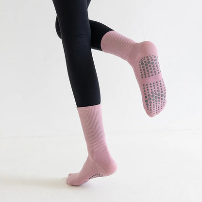 GripEase Anti-Skid Yoga Socks (5 Pairs)
