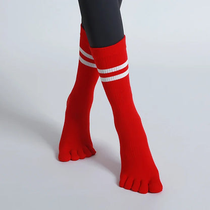 GripFit Five-Toe Yoga Socks