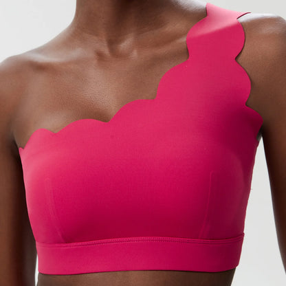 Sexy Single Strap Yoga Bra