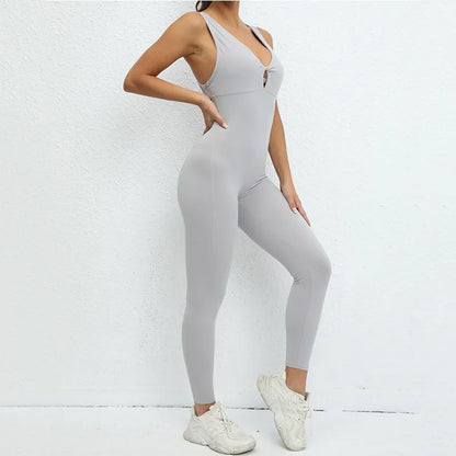 Tight Fit Seamless Jumpsuit