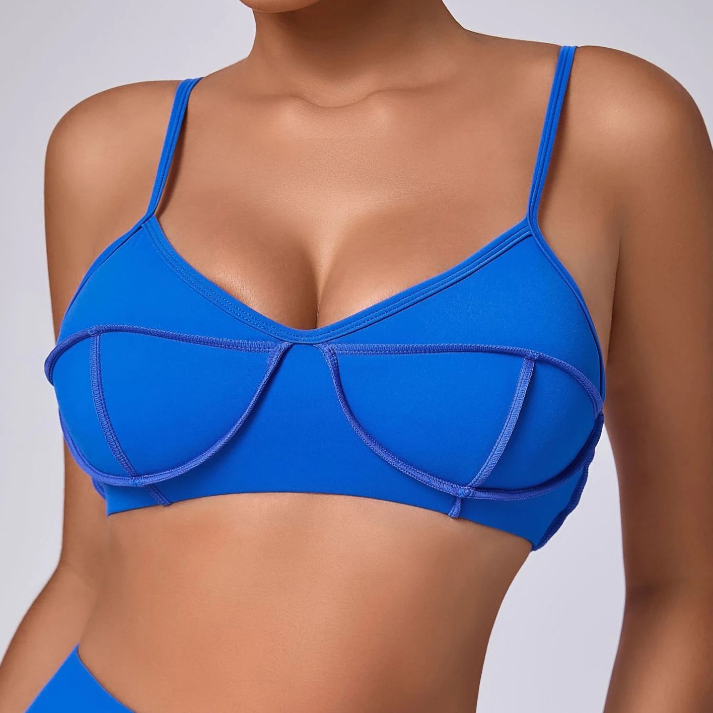 Figure-Flattering Sports Bra for Yoga & Workouts