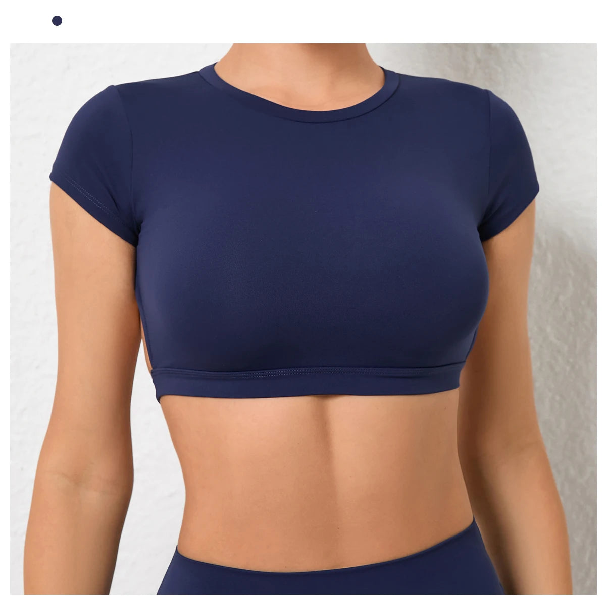 Open-Back Gym Top