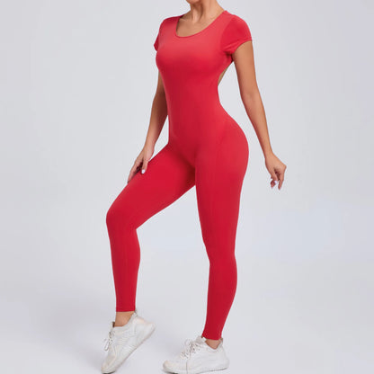 FlowSculpt Bodysuit – Yoga, Fitness & Cycling Ready