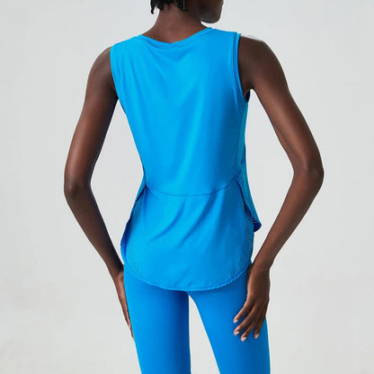 Sleeveless Quick-Dry Yoga Loose Tank top