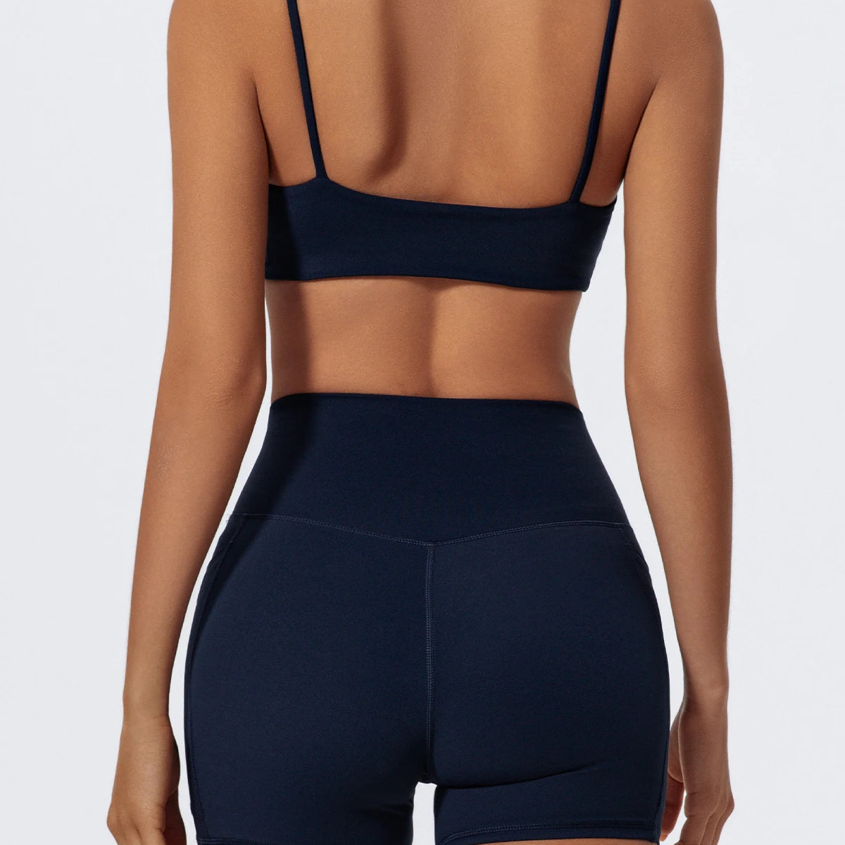 Pocket High-Waist Athletic Shorts