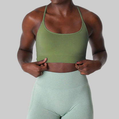 Seamless Sexy Back Padded Top