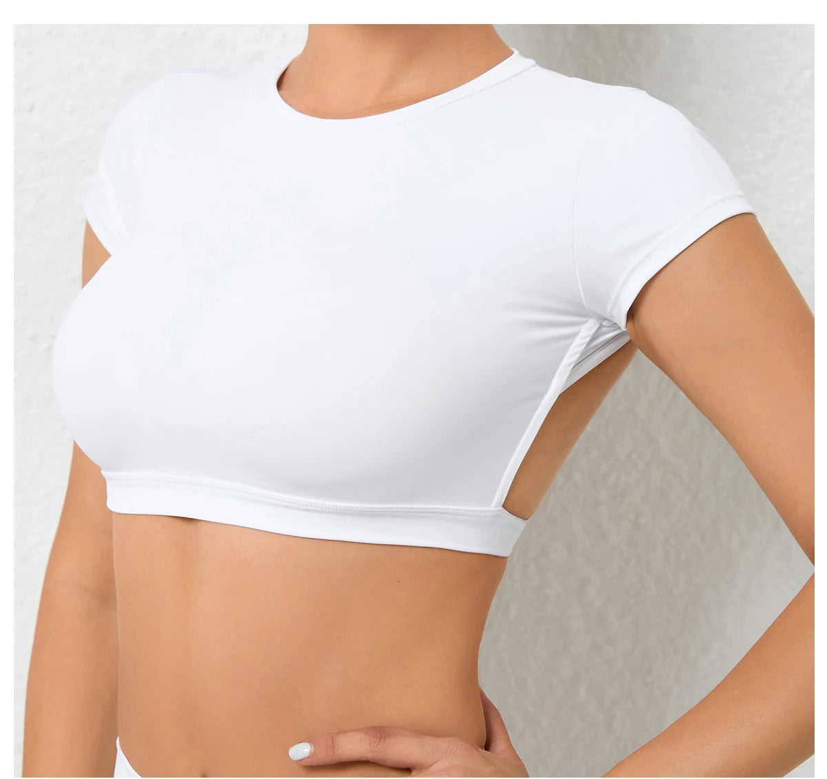 Open-Back Gym Top