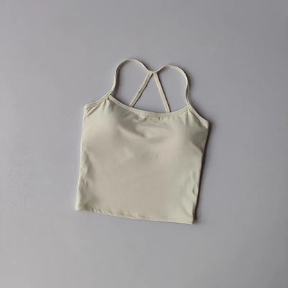 Women’s Slim Fit Nude Yoga Sports Top