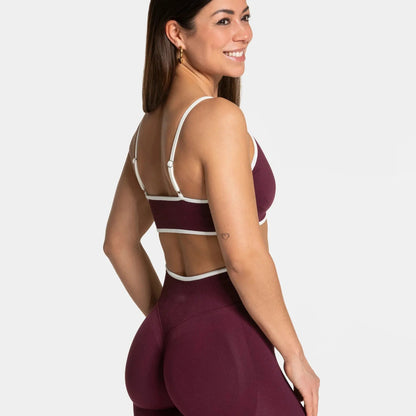 Adjustable High Support Sports Bra