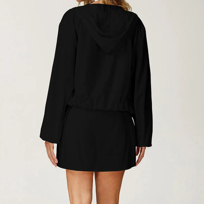 Outdoor UV-Resistant Quick-Dry Hooded Jacket