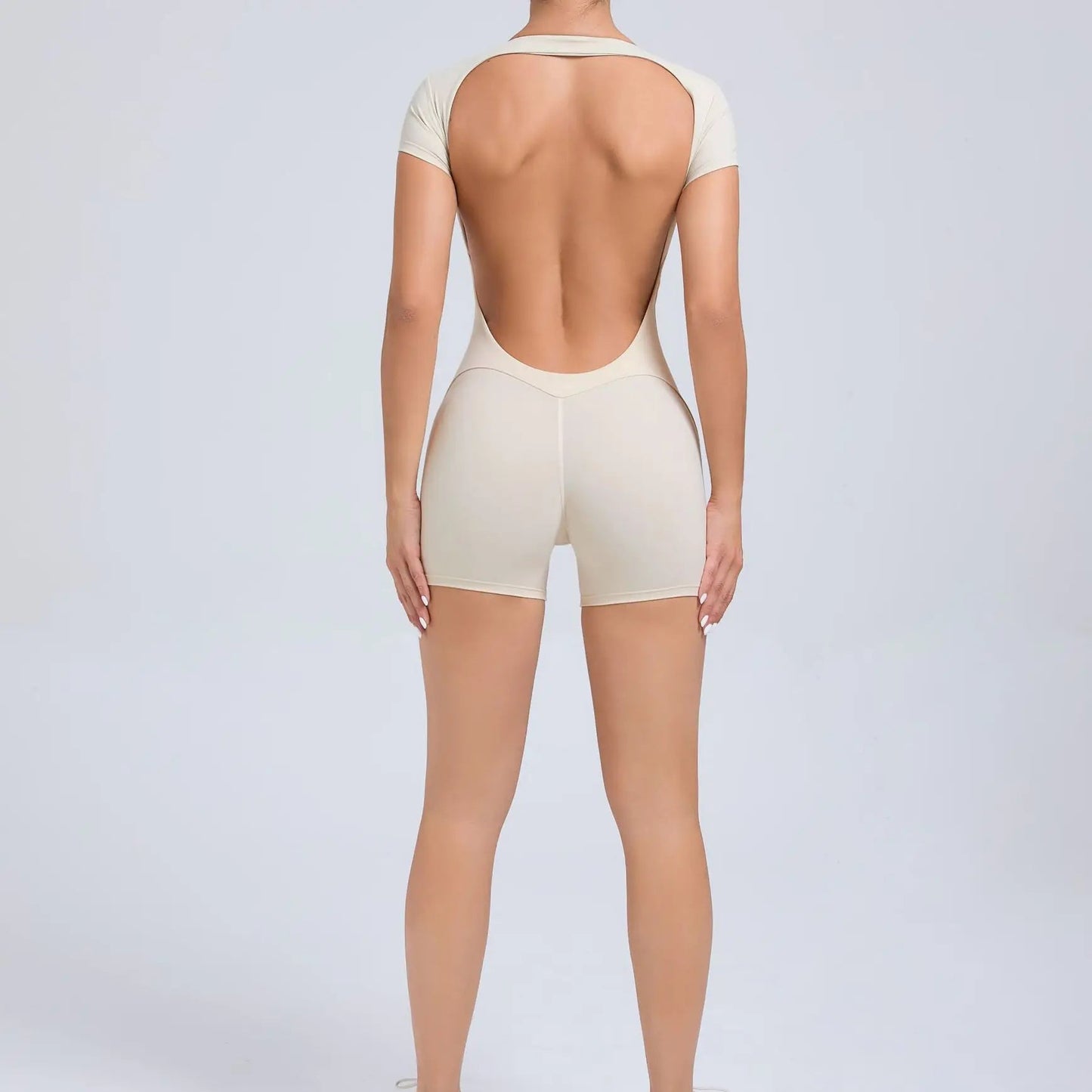 Open Back Yoga Jumpsuit – Hip-Lifting Fit