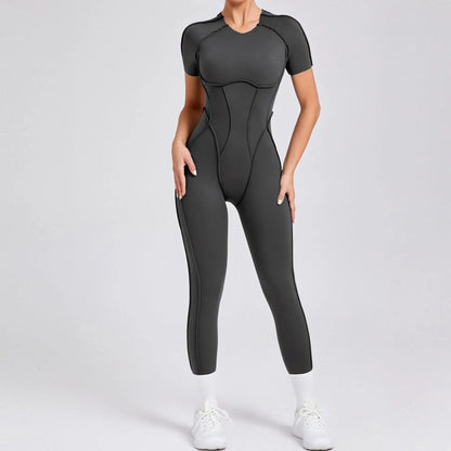 LunaFit Backless Yoga Jumpsuit