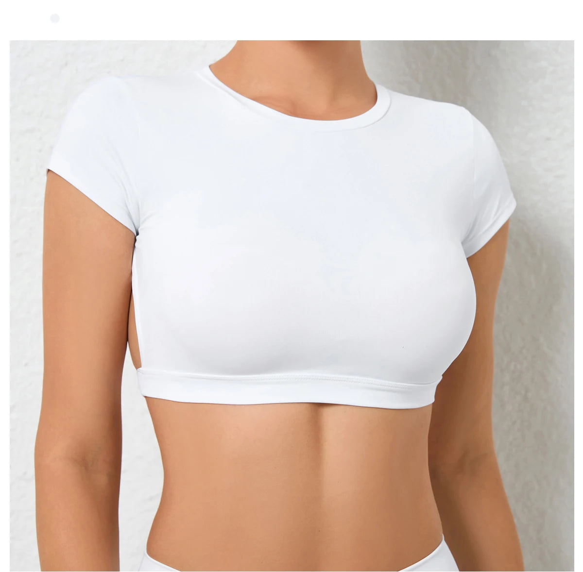 Open-Back Gym Top