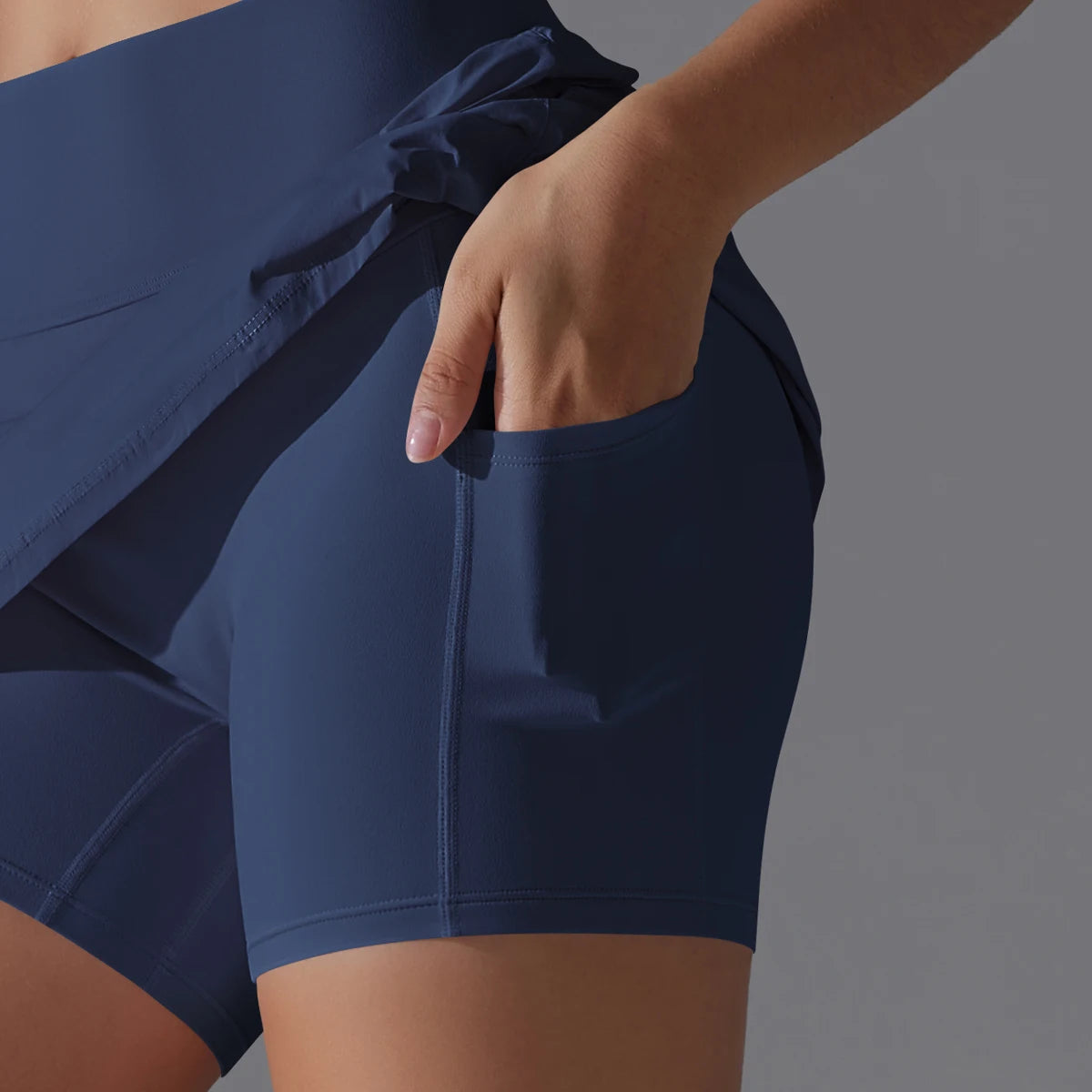 High Waist Breathable Sweat Skirt
