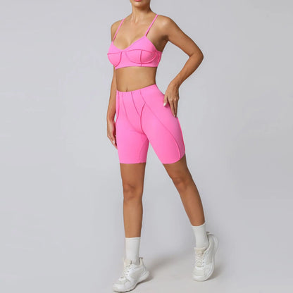 Push-Up Bra & Leggings Yoga Set