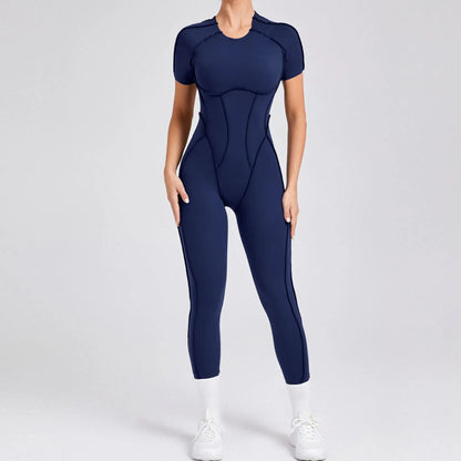 LunaFit Backless Yoga Jumpsuit