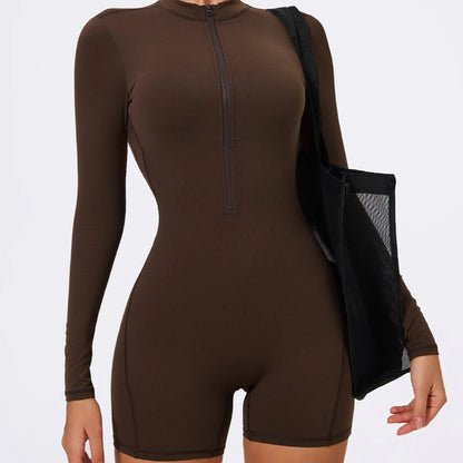 Backless One-Piece Plates Jumpsuit