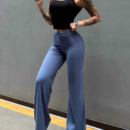 High-waisted booty-enhancing yoga pants