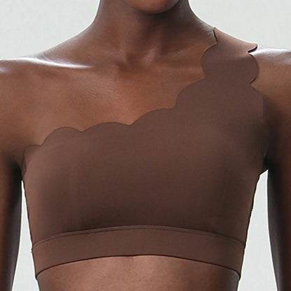 Sexy Single Strap Yoga Bra