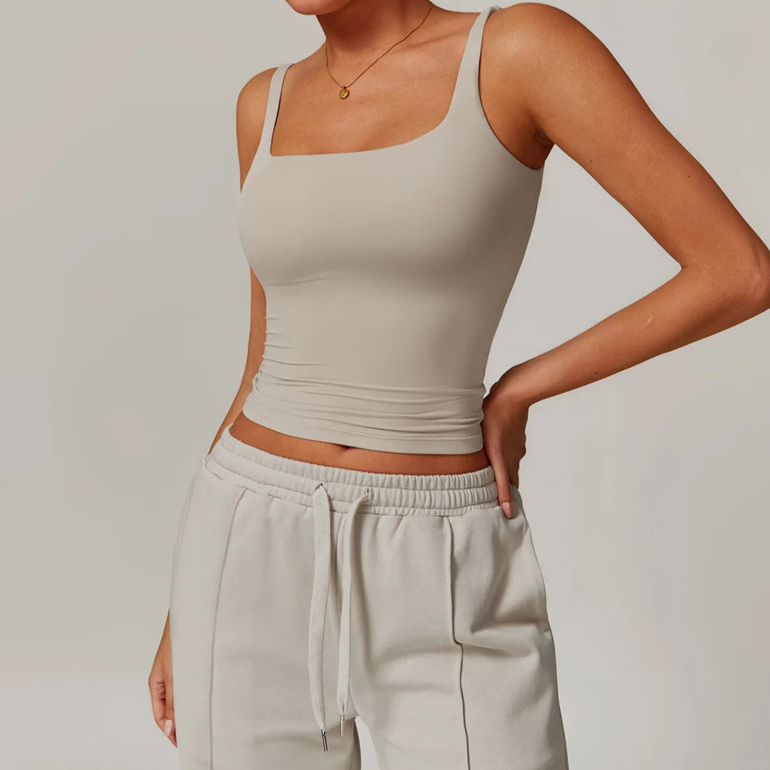 Crop Top Quick-Dry Fitness Shirt