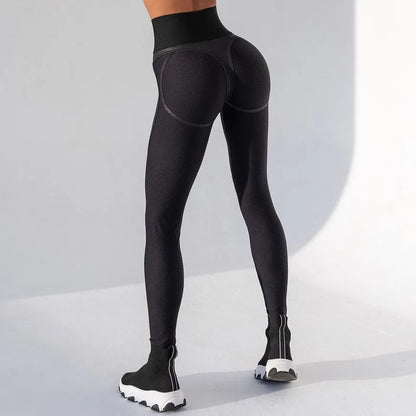 High-Waist Mesh Leggings