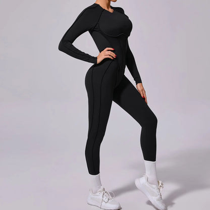 LunaFit Backless Yoga Jumpsuit