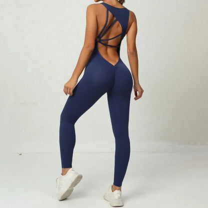 Tight Fit Seamless Jumpsuit
