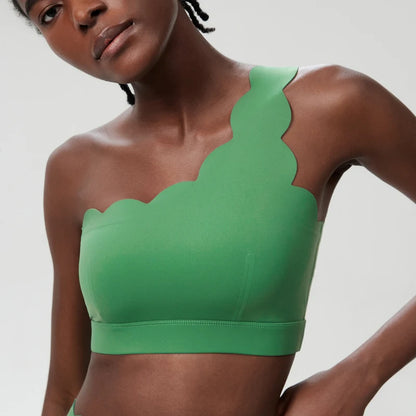 Sexy Single Strap Yoga Bra