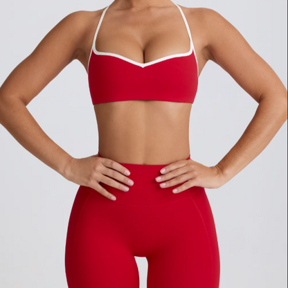 Stylish Contrast Activewear Set