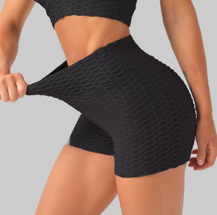 Textured Seamless Outdoor Workout Shorts