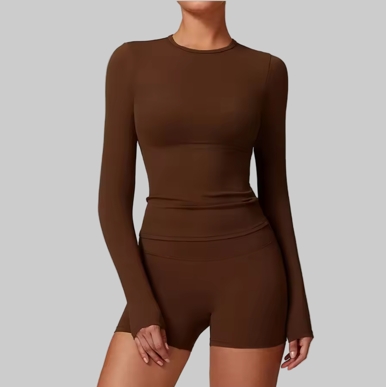 Long Sleeve Dry-Fit Workout Set