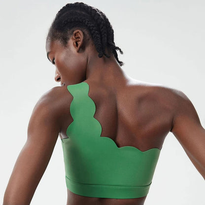 Sexy Single Strap Yoga Bra