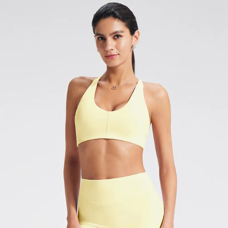Back Cross High Support Sports Bra