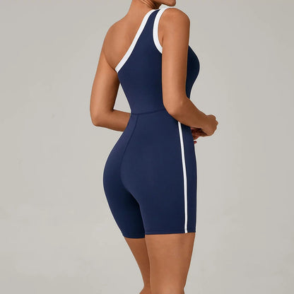 MonoFlex One-Shoulder Tennis Jumpsuit