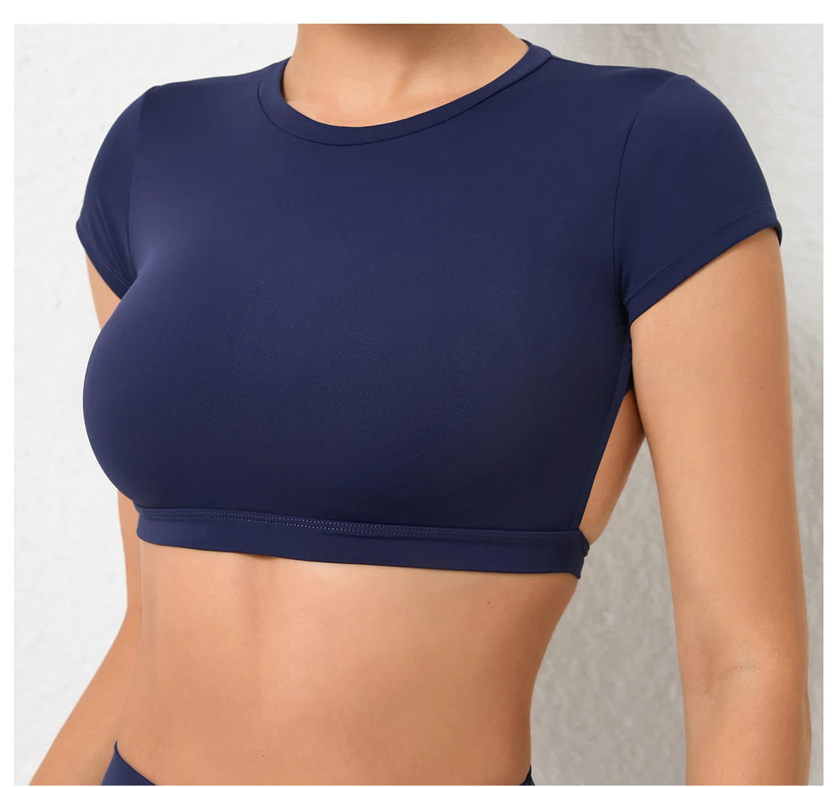 Open-Back Gym Top
