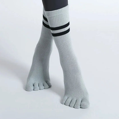 GripFit Five-Toe Yoga Socks