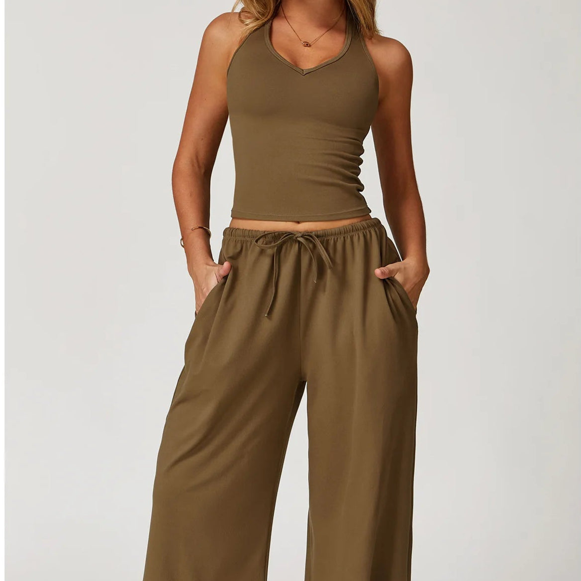 2 Pieces Yoga Outfit Fitness Workout