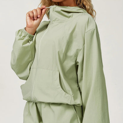 Outdoor UV-Resistant Quick-Dry Hooded Jacket