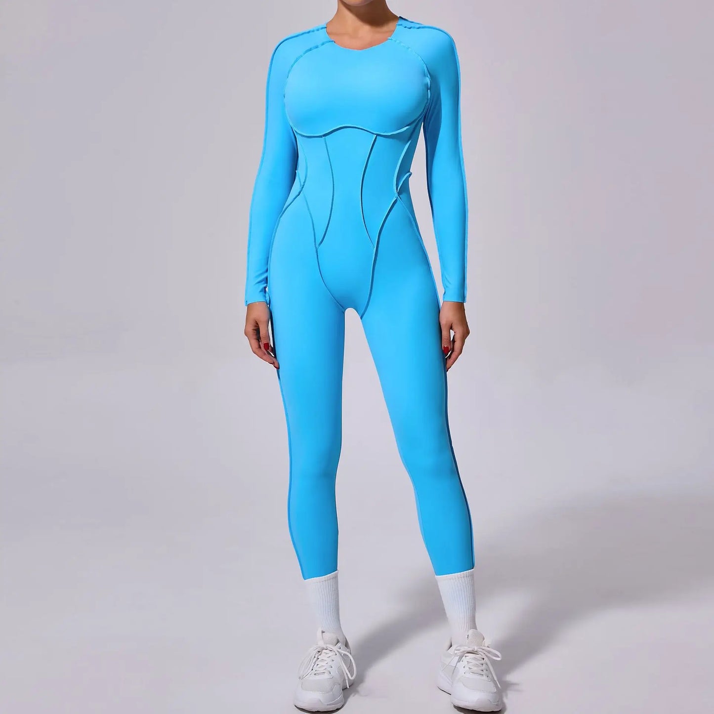 LunaFit Backless Yoga Jumpsuit