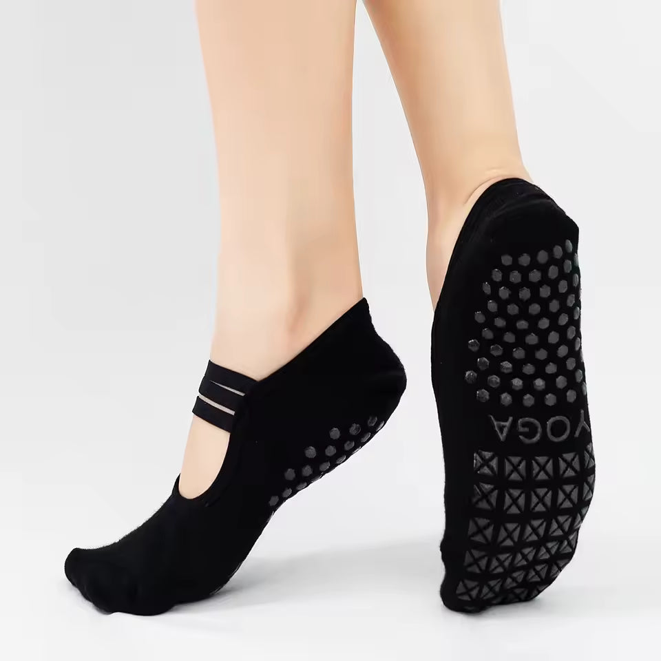 FlexBand Backless Yoga Socks (3 Pairs)