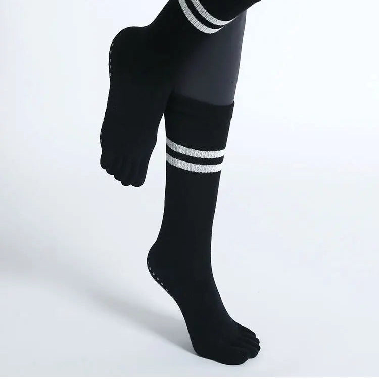 GripFit Five-Toe Yoga Socks