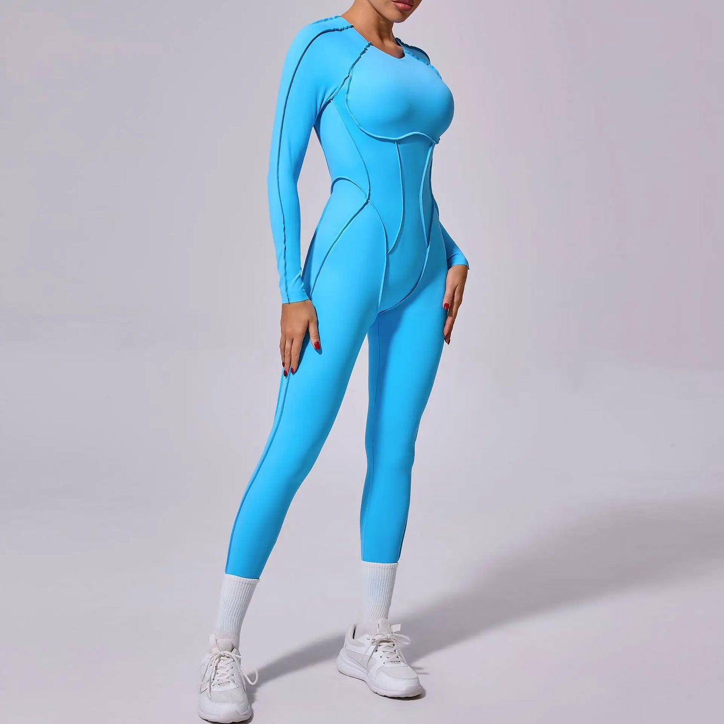LunaFit Backless Yoga Jumpsuit