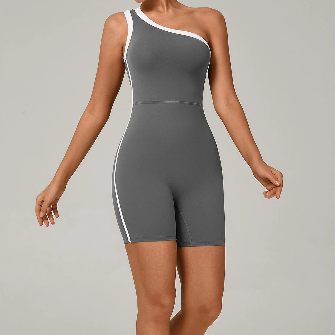 MonoFlex One-Shoulder Tennis Jumpsuit