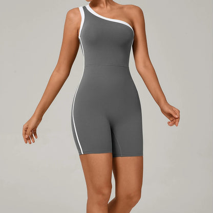 MonoFlex One-Shoulder Tennis Jumpsuit