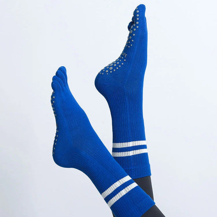 GripFit Five-Toe Yoga Socks