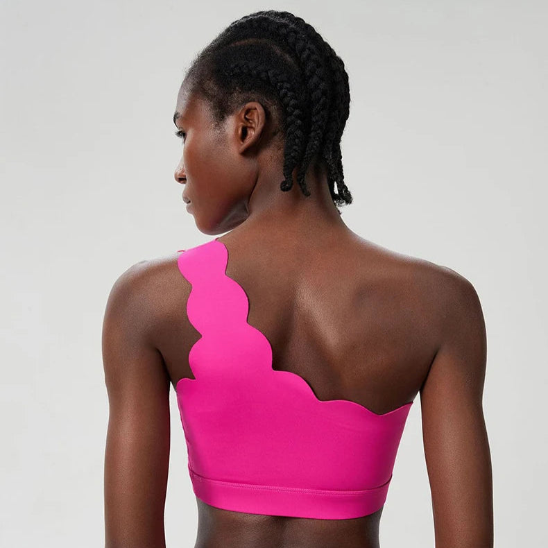 Sexy Single Strap Yoga Bra