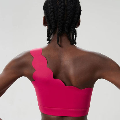 Sexy Single Strap Yoga Bra