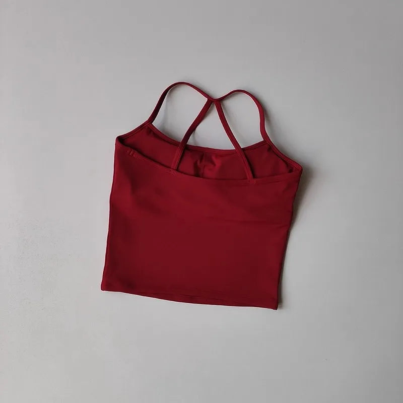 Women’s Slim Fit Nude Yoga Sports Top